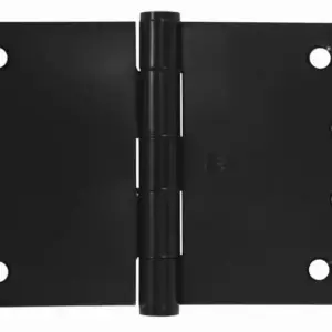 Superior Brass Broad Butt Hinge Fix Pin per 2 screws Black 100x150x3mm SUP55111