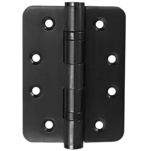 Superior Brass Radius Ball Bearing Hinge 2BB Black 100x100x25mm SUP55409