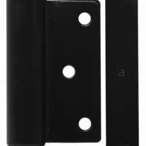 Superior Brass Fast Fix Hirline Aluminium Hinge inc M512mm screws Black SUP55444