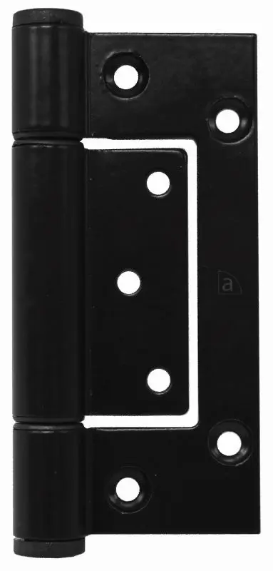 Superior Brass Fast Fix Hirline Aluminium Hinge inc M512mm screws Black SUP55444