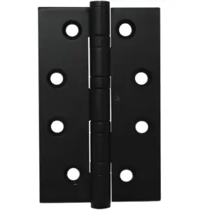 Superior Brass Long Body 4BB Butt Hinge Fixed Pin inc screws Black 150x88mm SUP55514