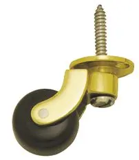 Superior Brass Castor Brown Ceramic Screw 29mm SUP5552