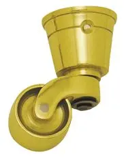 Superior Brass Castor Brass Wheel Cup PB 44mm SUP5565
