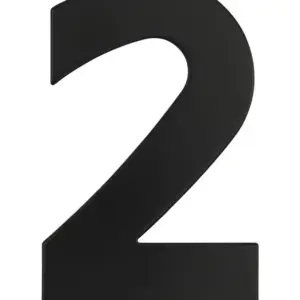 Superior Brass Architectural Numeral No2 316 SSteel 150mm SUP58922