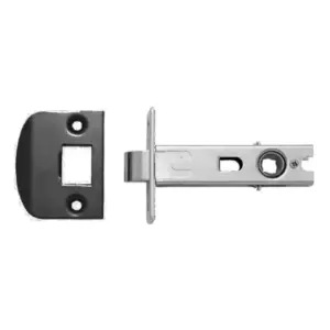 Superior Brass Tubular Latch Heavy duty Matt Black 60mm SUP59030