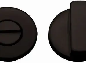Superior Brass Black Round Privacy Snib Release Black 36mm SUP59038