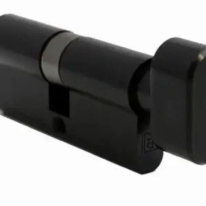 Superior Brass Euro Turn Snib Cylinder 5pin C4 Black 65mm SUP59145