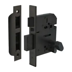 Superior Brass QuadLock Multi Function Entrance Lock Black 60mm SUP59300