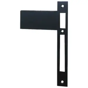Superior Brass Extended Striker Plate Matt Black 85mm SUP59840
