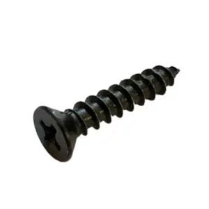 Superior Brass SSteel Hinges Wood Screws Phillips Head Black pack8 SUP59894