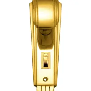 Superior Brass Knob Lock Privacy PB 184x53mm SUP7043P
