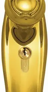 Superior Brass Scroll Knob Lock CC 476mm PB 255x75mm SUP7158A