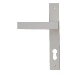 Superior Brass Long Plate Entrance Set CC 85mm White 225x32mm SUP83670E