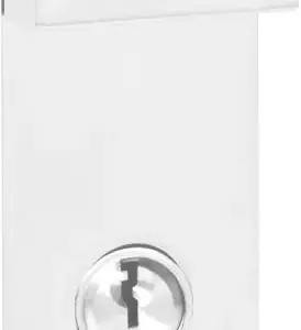Superior Brass Escutcheon Snib Set 145x40mm White suits myLock SUP83736