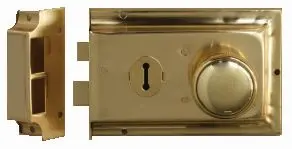 Superior Brass Rim Lock PB 150mm SUP9090