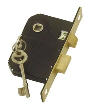 Superior Brass 3 Lever Sash Lock PB 60mm SUP9101