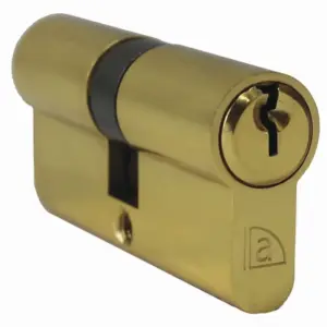 Superior Brass Euro Double Cylinder 5 pin C4 PB 65mm SUP9144