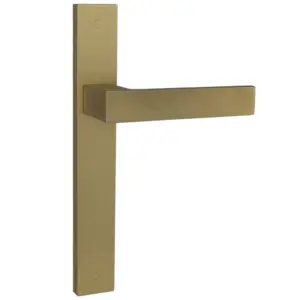 Superior Brass Long Plate Passage Set Satin Brass 225x32mm SUP93670