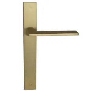 Superior Brass Long Plate Passage Set Satin Brass 225x32mm SUP93675