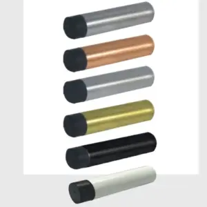 Superior Brass Wall Mount Tubular Door Stop Satin Brass 75mm SUP93717
