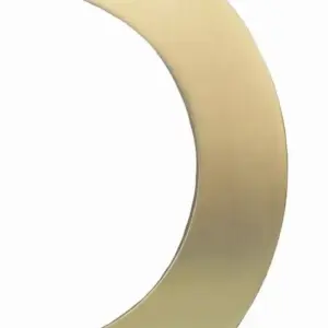 Superior Brass Entry Handle 12 Circular Double Satin Brass 300mm SUP93991