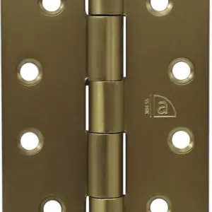 Superior Brass Butt Hinge Fixed Pin inc screws pair SB 100x75x25mm SUP95108