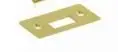 Superior Brass Panic Bolt Flat Keeper 5025678 Specify Finish SUP9854